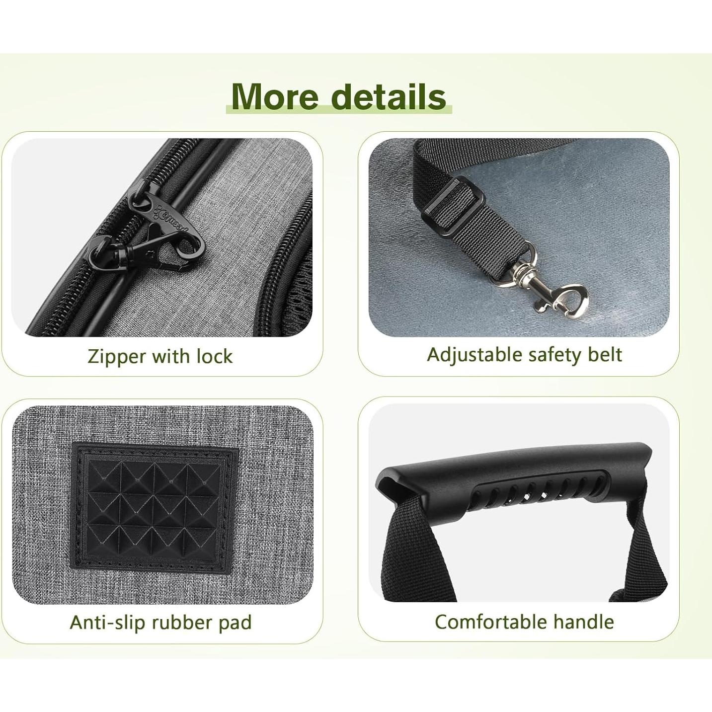 Mochila Transportadora Pecute Expandible para Gatos y Perros