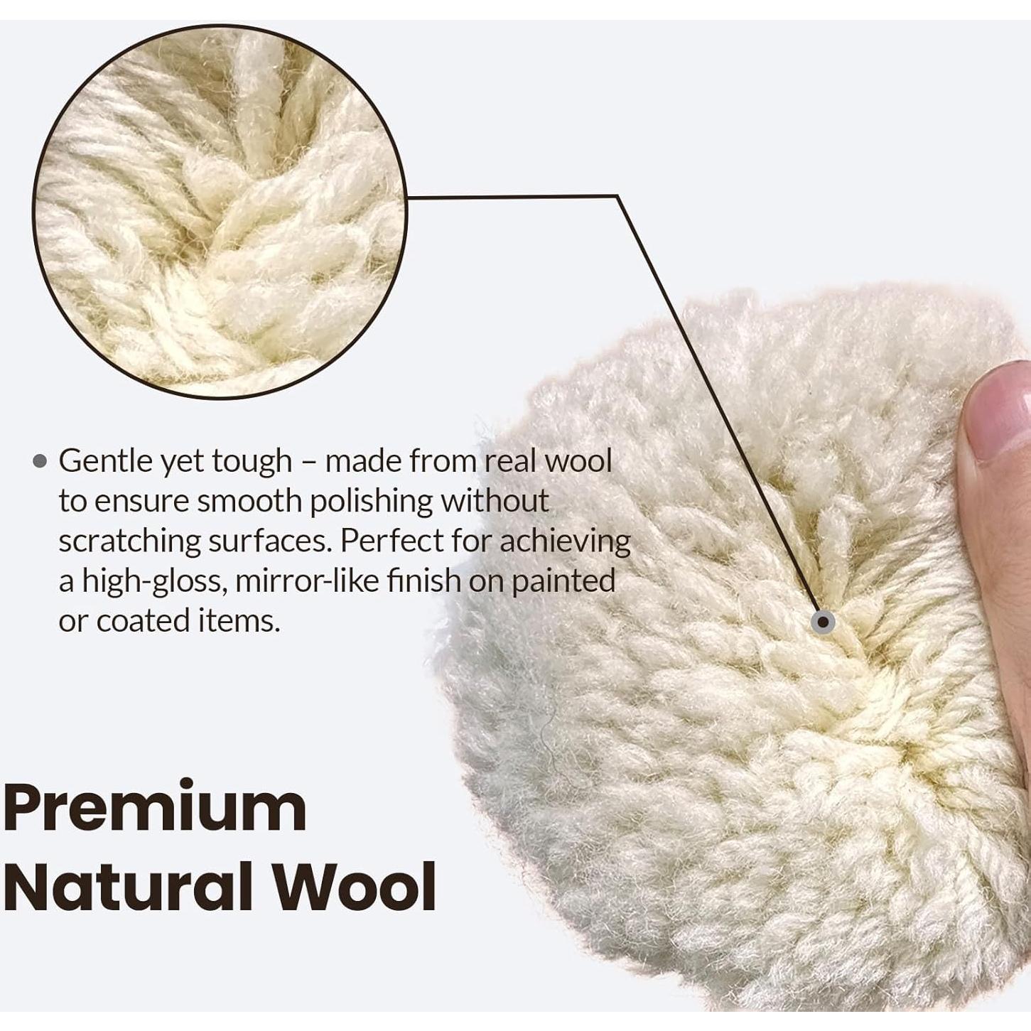 Kit de Pulido 6 Pcs Noyfemr para Pulidora Milwaukee M12