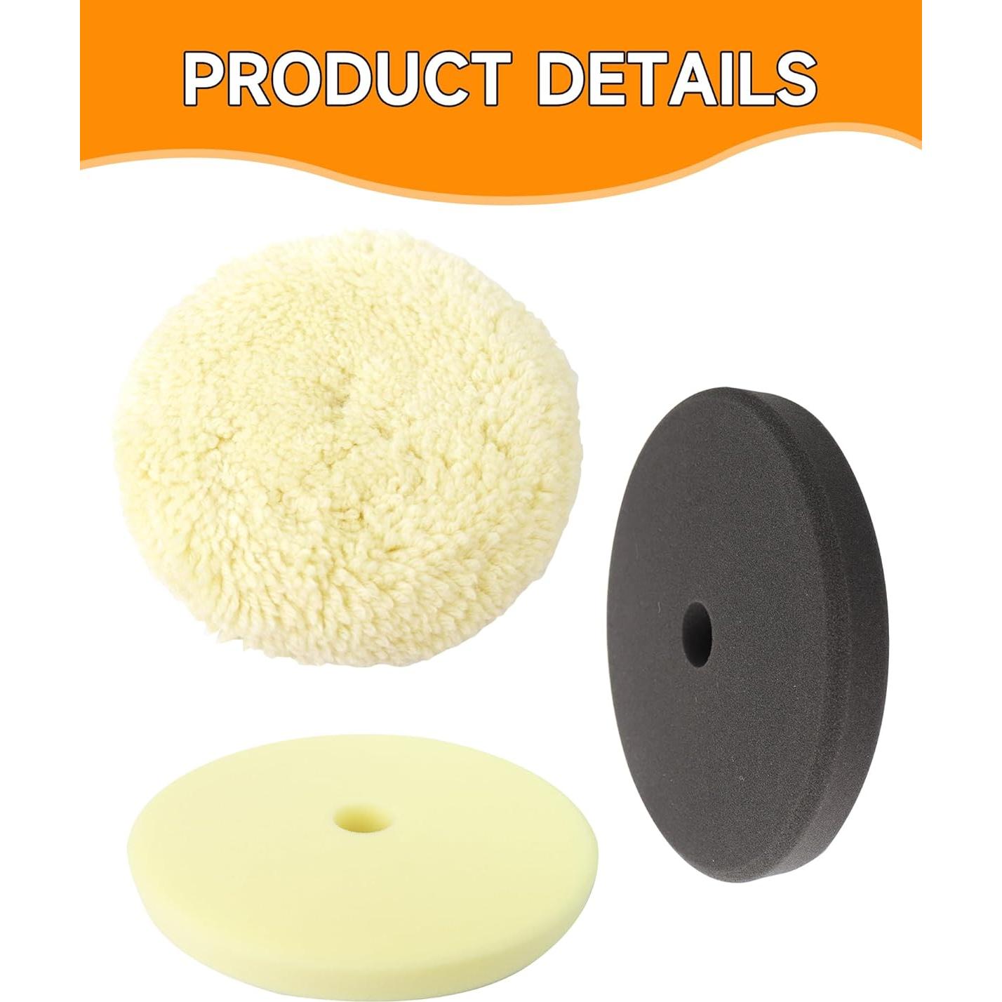 Kit de almohadillas de pulido Zorqon 7" (17.78 cm) para Milwaukee M18