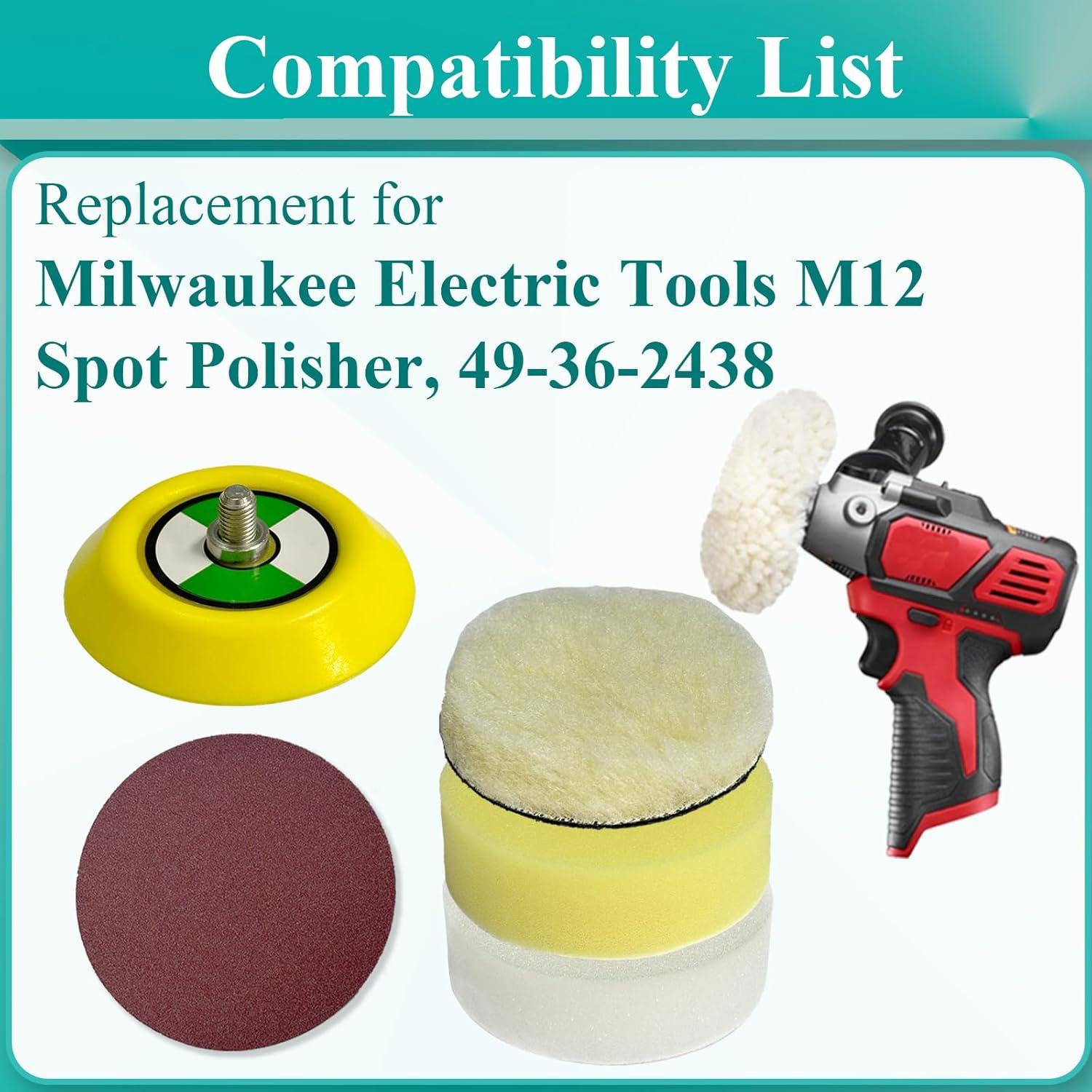 Kit de Repuesto para Pulidora Milwaukee M12 - 27 Piezas