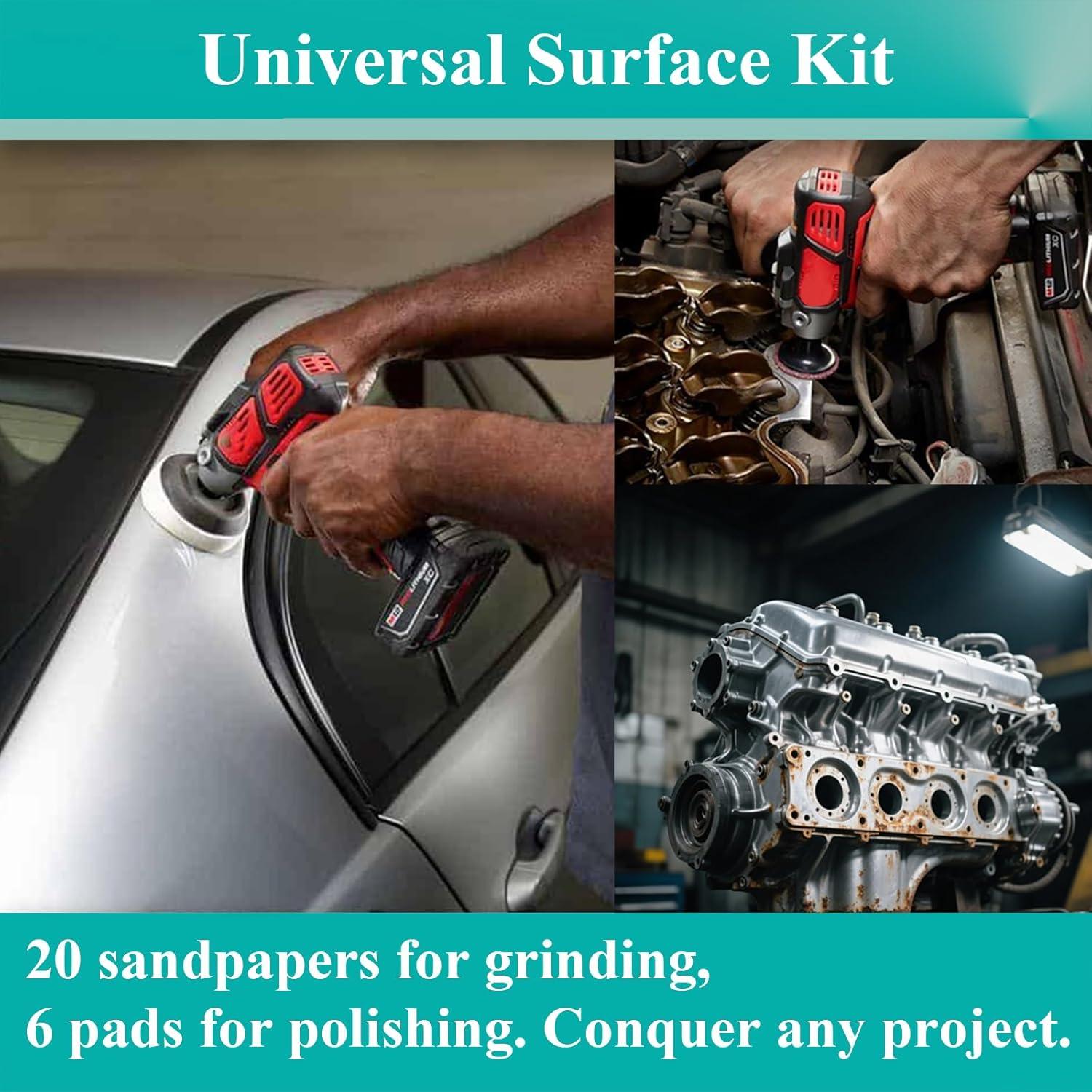 Kit de Repuesto para Pulidora Milwaukee M12 - 27 Piezas