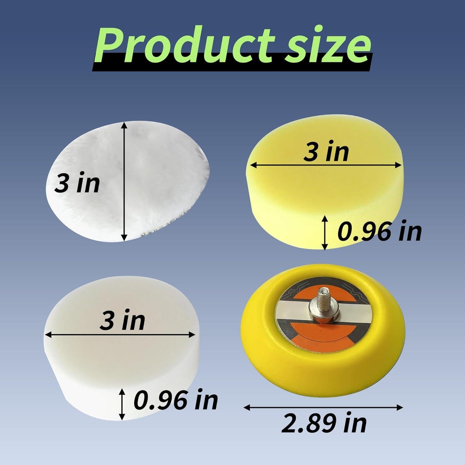 Kit de Accesorios de Pulido Milwaukee 49-36-2438 - 7 Almohadillas