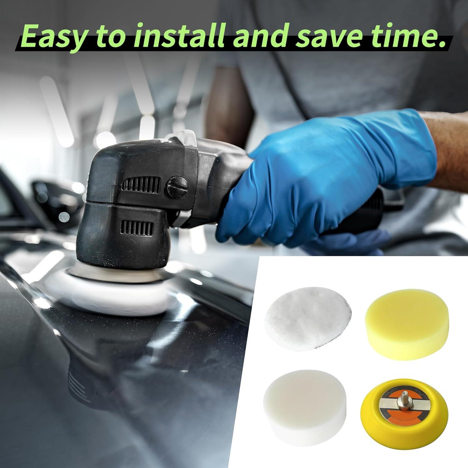 Kit de Accesorios de Pulido Milwaukee 49-36-2438 - 7 Almohadillas