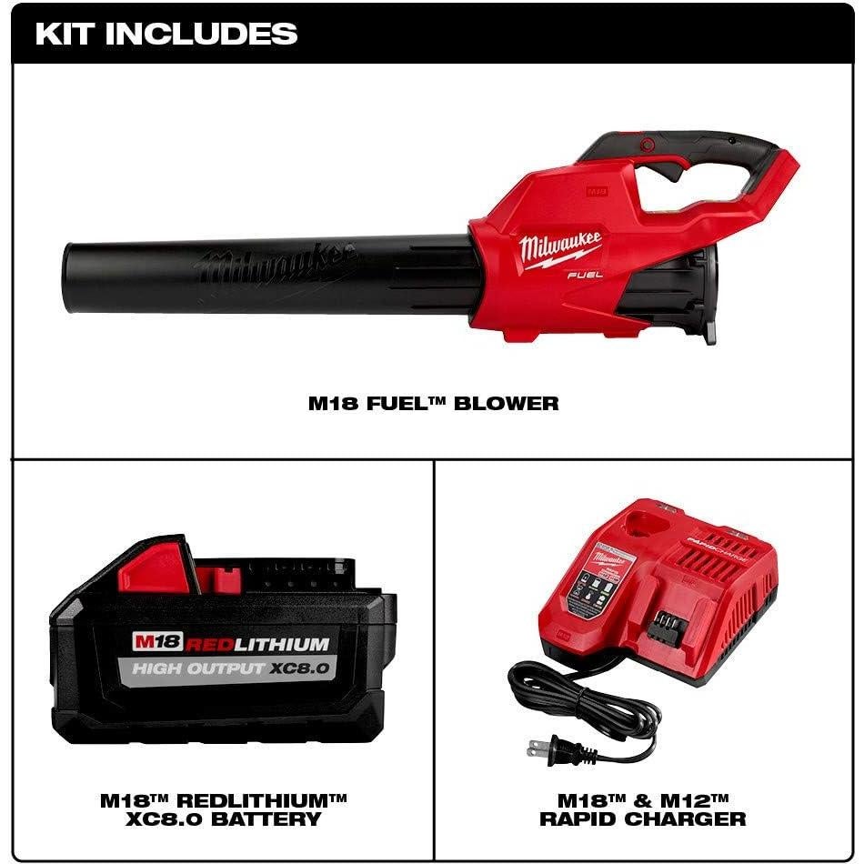 Soplador M18 Fuel Milwaukee 2724-21HD 193 km/h 18V