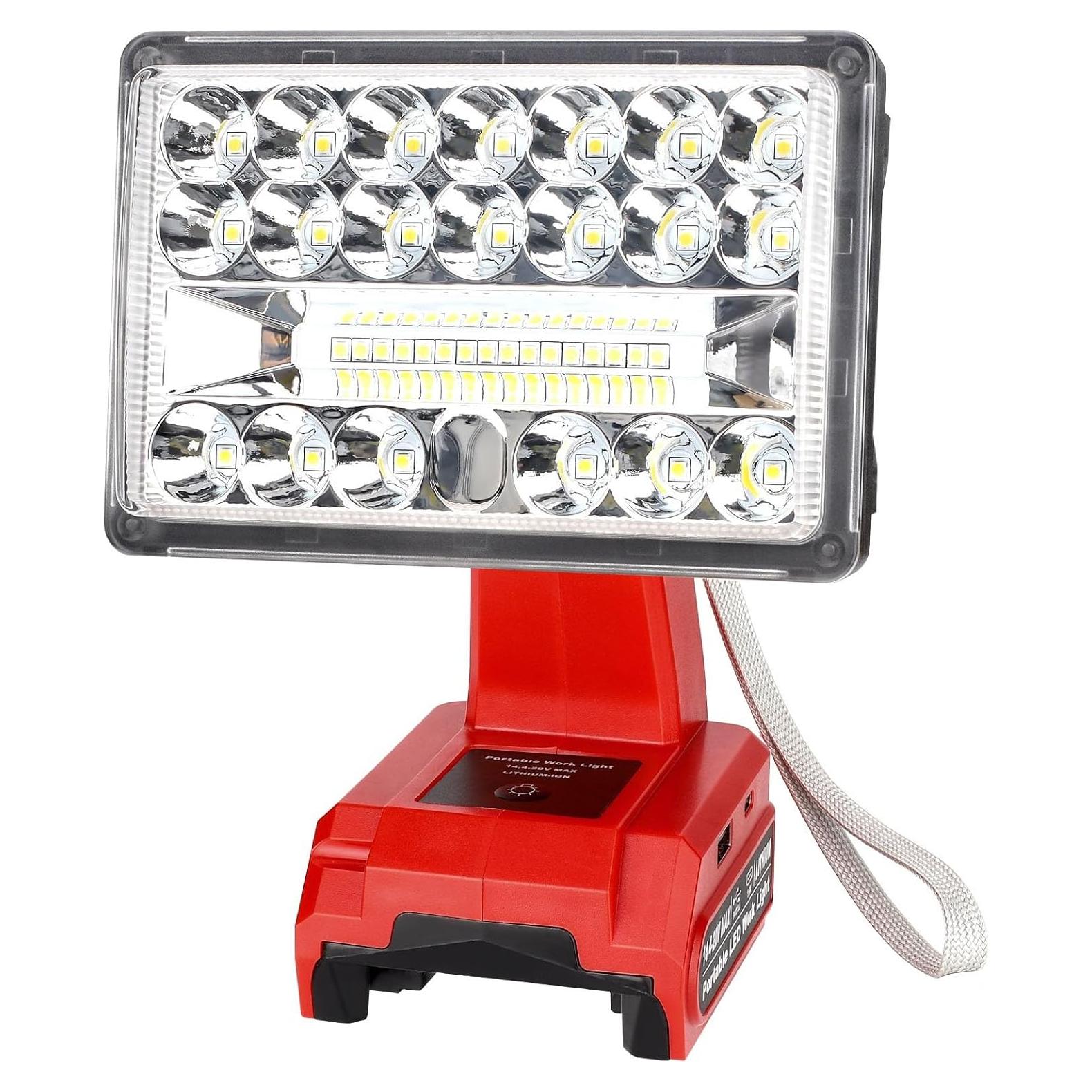 Luz de Trabajo LED Inalámbrica GRVODFRTA 28W 2000LM 18V