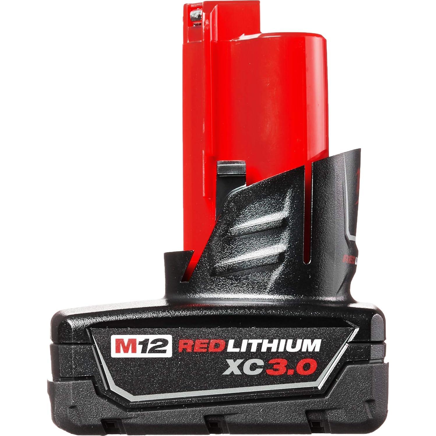 Baterías Milwaukee M12 3.0 Ah 12V Doble Pack de Ión de Litio