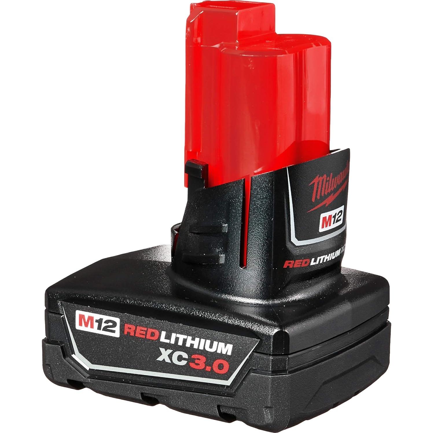 Baterías Milwaukee M12 3.0 Ah 12V Doble Pack de Ión de Litio