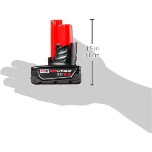 Baterías Milwaukee M12 3.0 Ah 12V Doble Pack de Ión de Litio