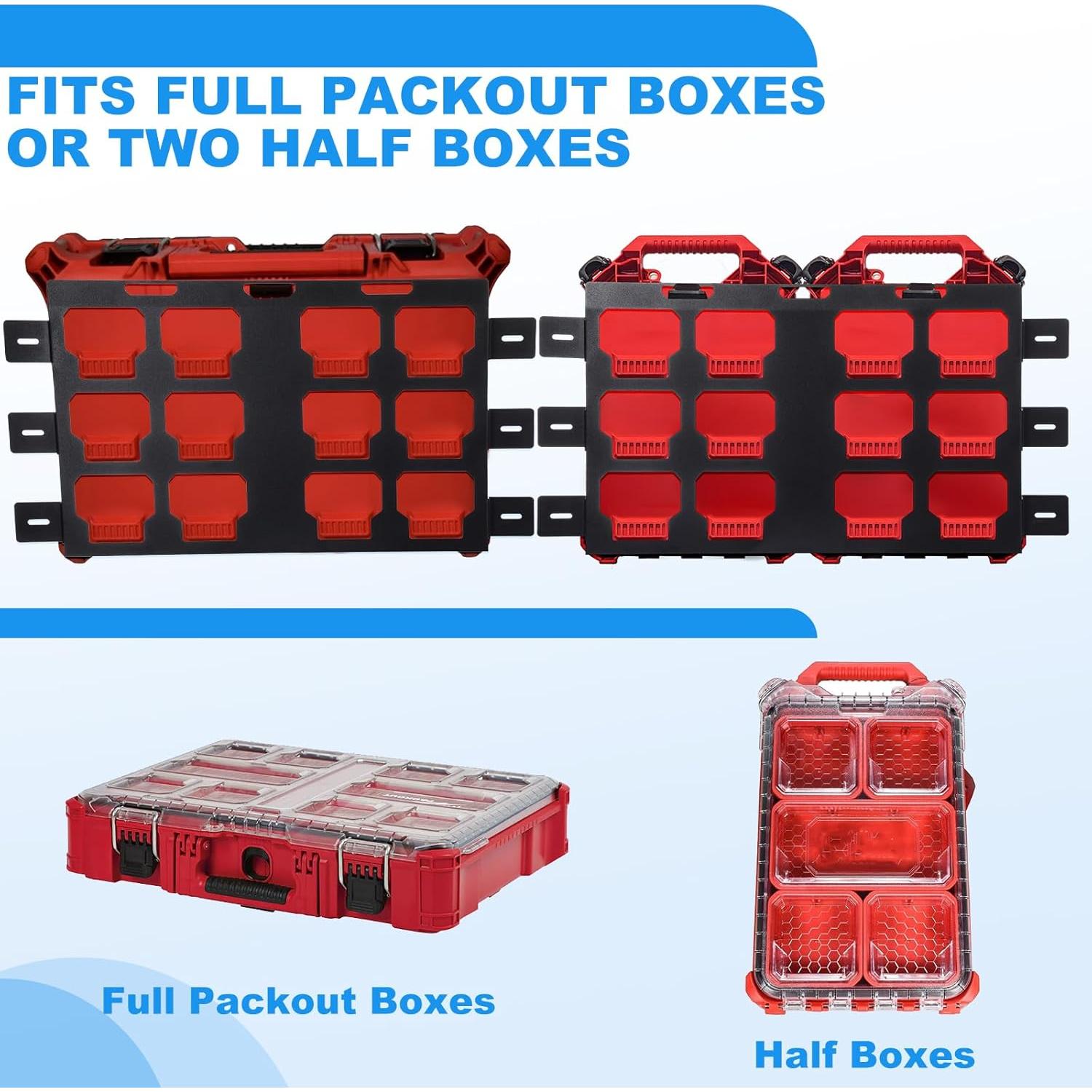 Placa de Montaje MorningRo para Milwaukee Packout - Acero Inoxidable