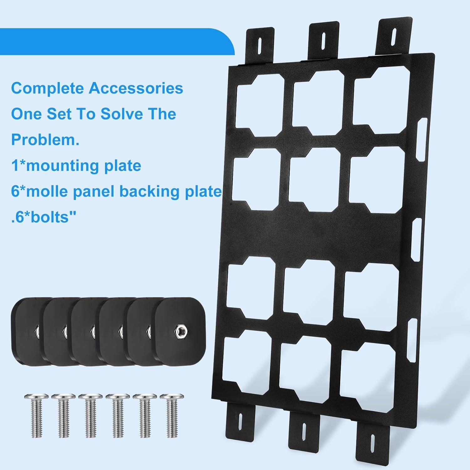 Placa de Montaje MorningRo para Milwaukee Packout - Acero Inoxidable