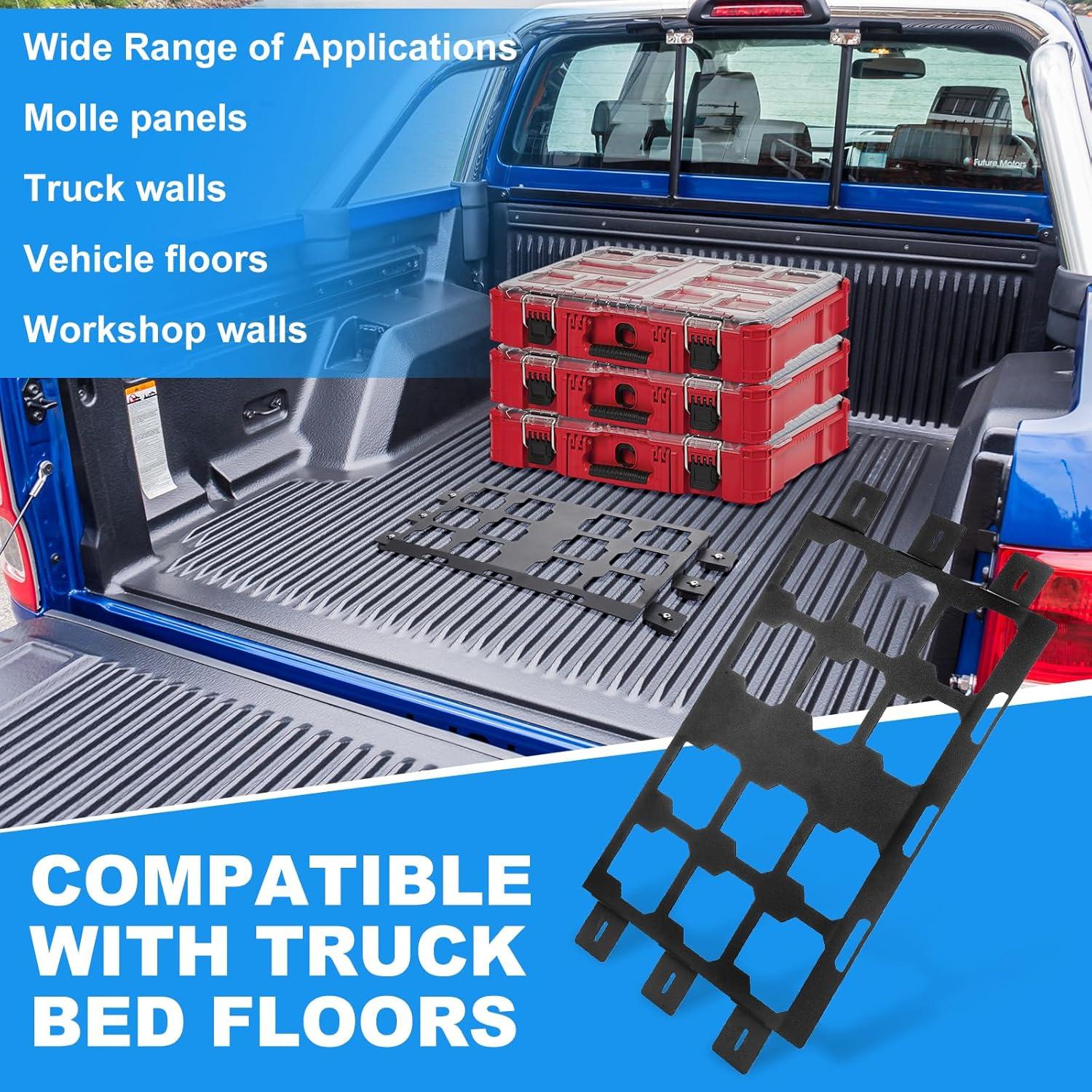 Placa de Montaje MorningRo para Milwaukee Packout - Acero Inoxidable