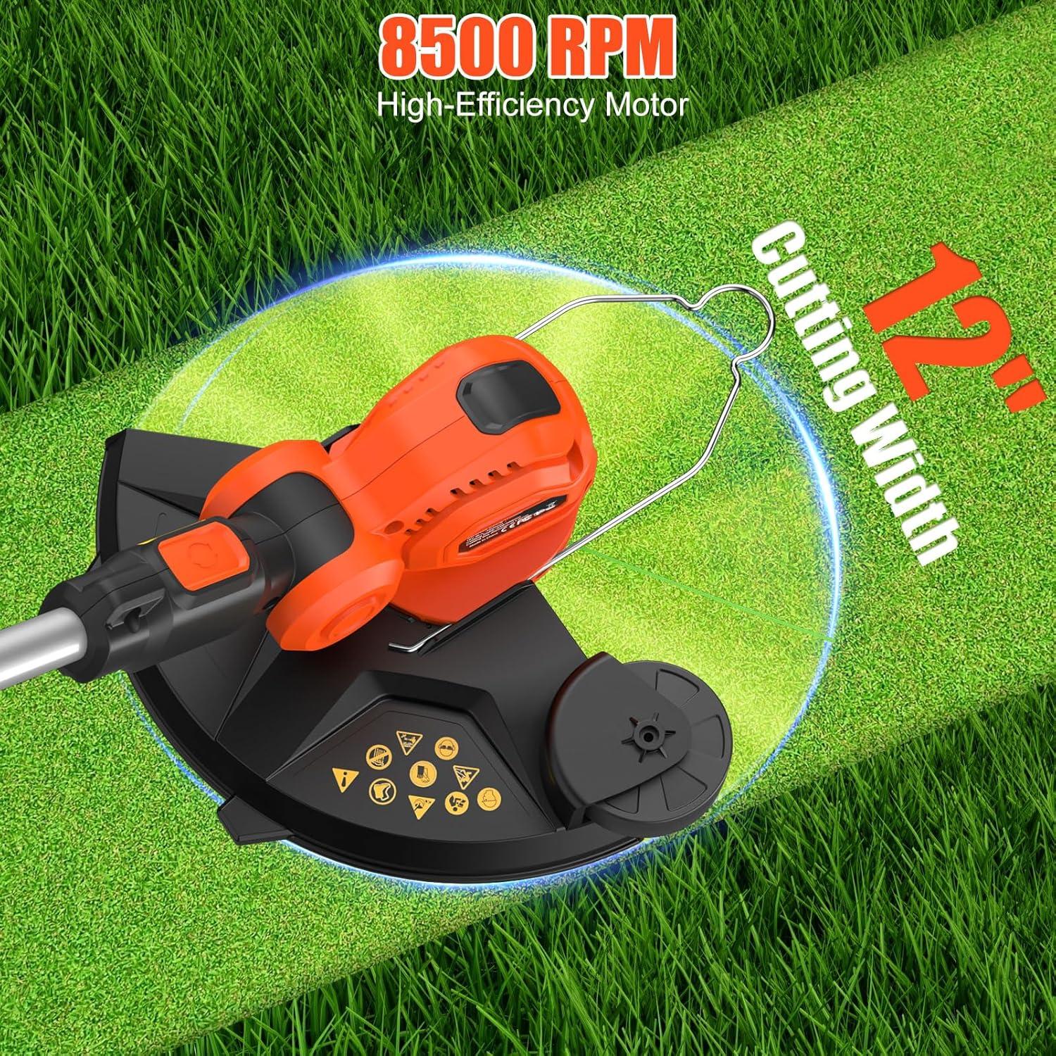 Recortadora Inalámbrica Rozlchar 12" Compatible con Milwaukee