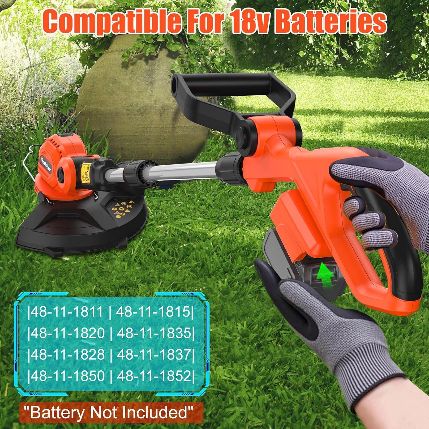 Recortadora Inalámbrica Rozlchar 12" Compatible con Milwaukee