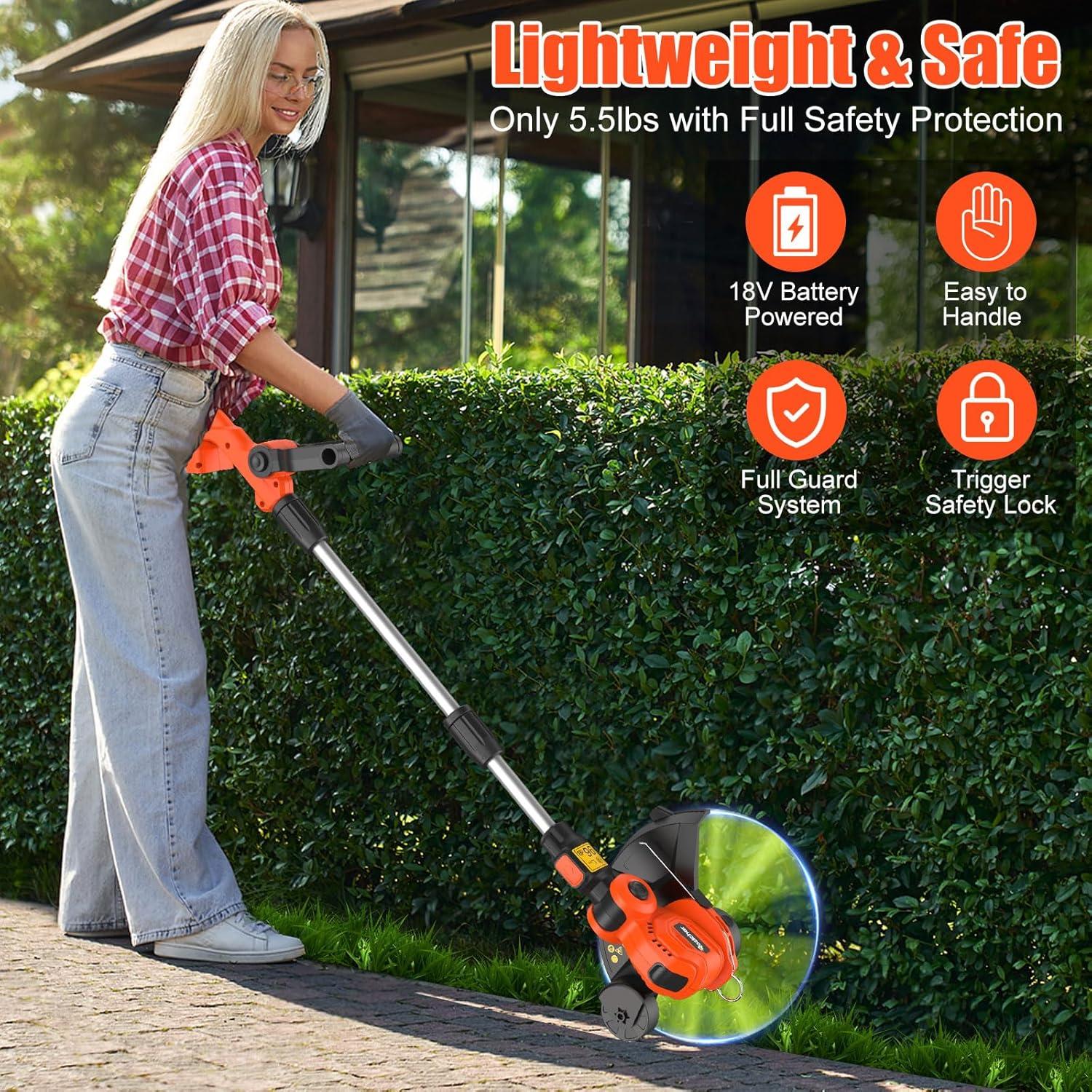 Recortadora Inalámbrica Rozlchar 12" Compatible con Milwaukee