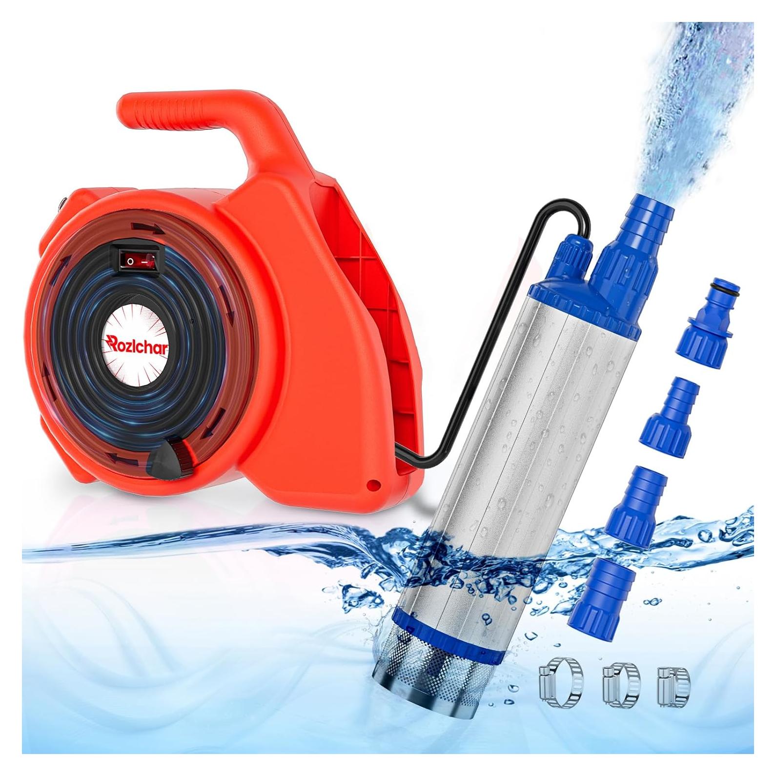 Bomba de Transferencia de Agua Rozlchar 120W 2400L/h 18V