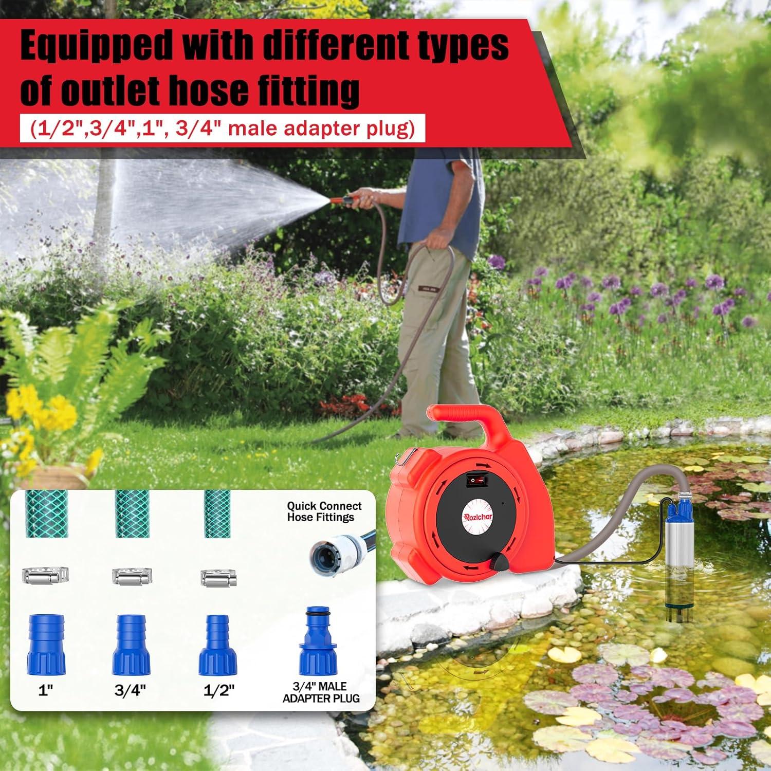 Bomba de Transferencia de Agua Rozlchar 120W 2400L/h 18V