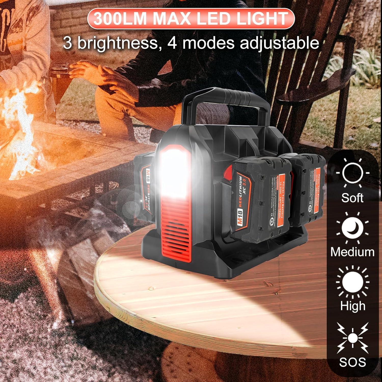 Inversor de Potencia 350W GRVODFRTA DC 18V a AC 110V