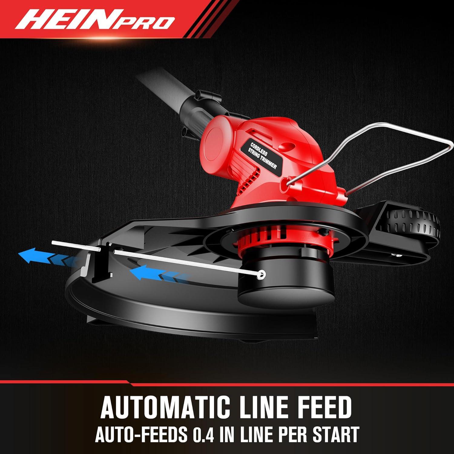 Desmalezadora Inalámbrica HEINPRO 12" Compatible Milwaukee M18