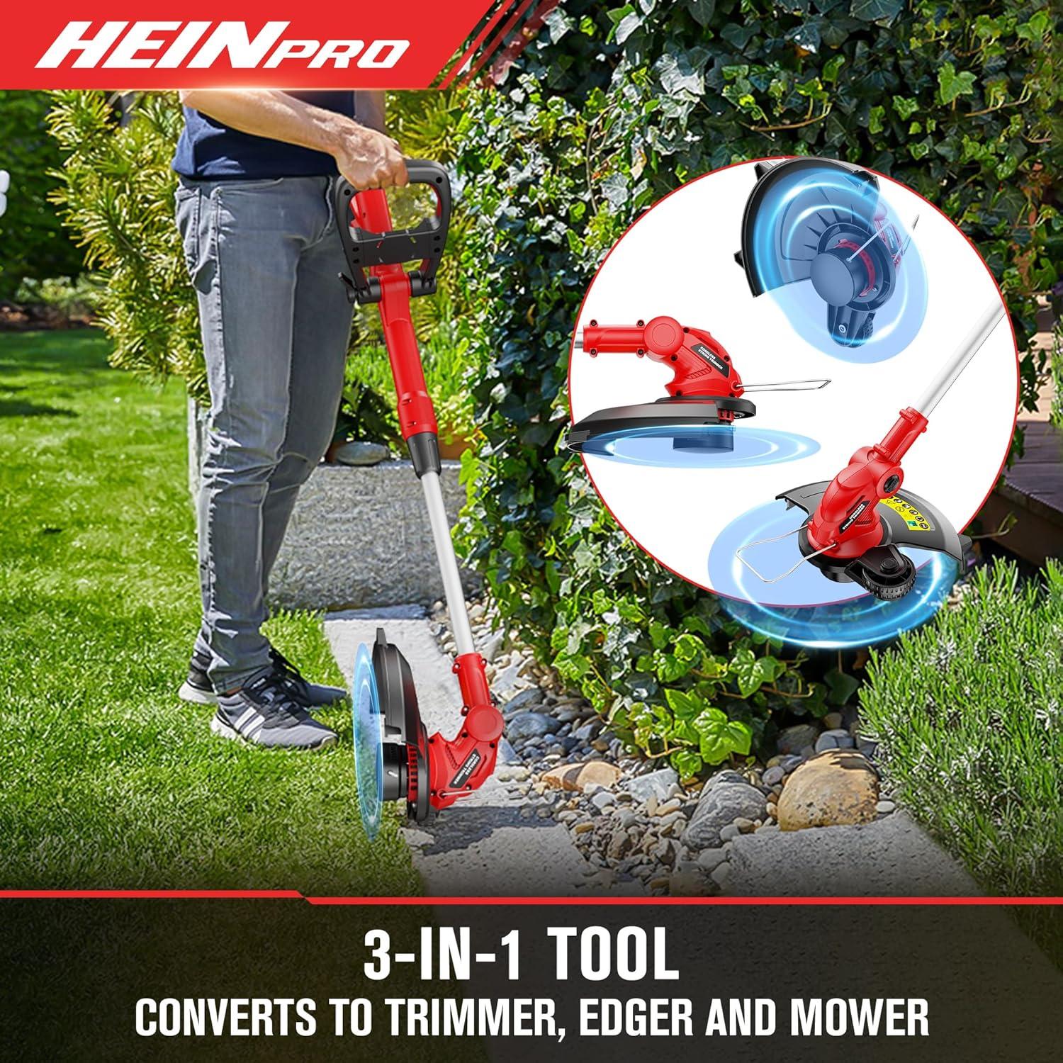 Desmalezadora Inalámbrica HEINPRO 12" Compatible Milwaukee M18
