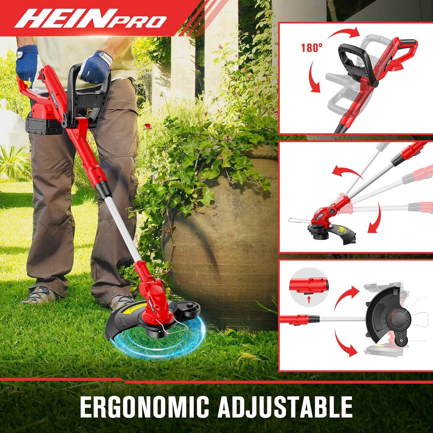 Desmalezadora Inalámbrica HEINPRO 12" Compatible Milwaukee M18
