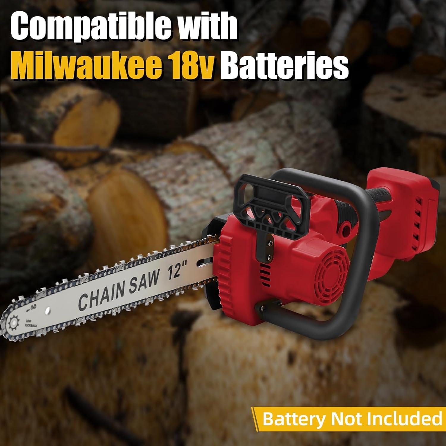 Sierra de Cadena Inalámbrica Laxsima 12" para Batería Milwaukee M18