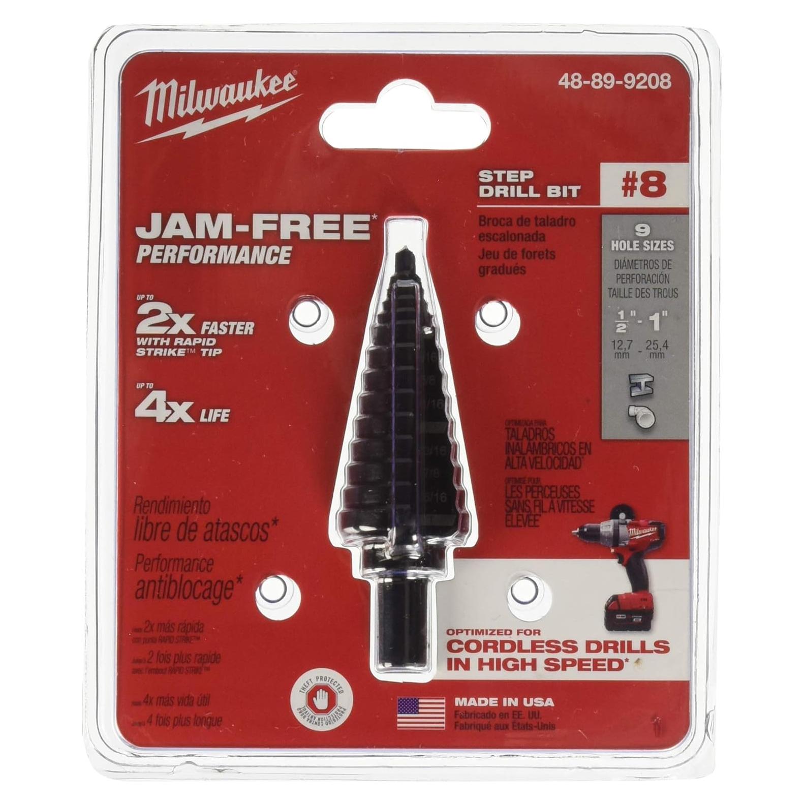 Kit Taladro Percutor Inalámbrico Milwaukee 18V M18 48-89-9208