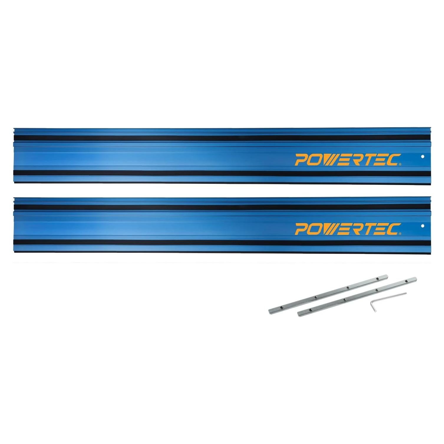 Juego de Rieles de Guía de Sierra POWERTEC 72153 110" Aluminio