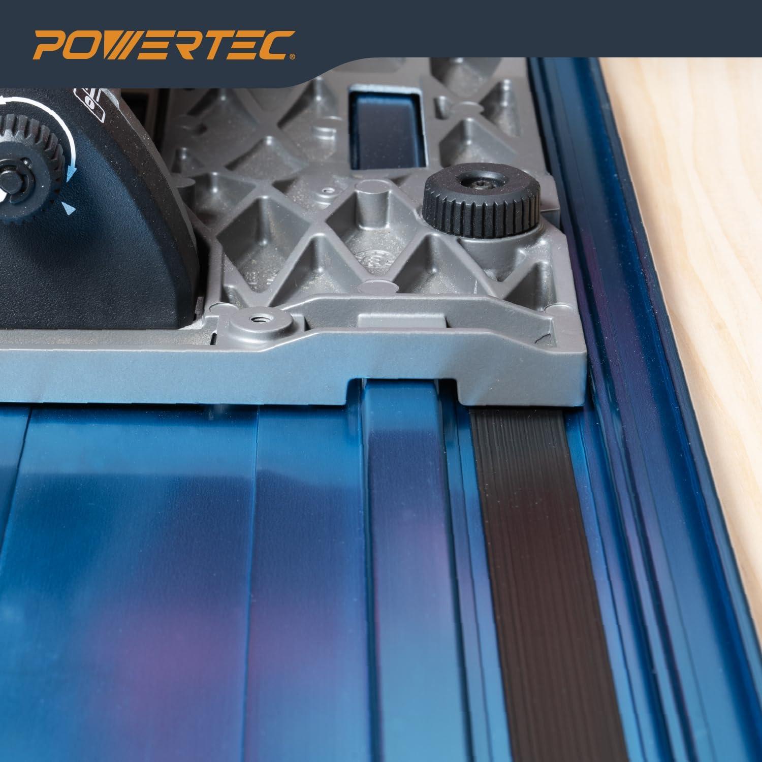 Juego de Rieles de Guía de Sierra POWERTEC 72153 110" Aluminio