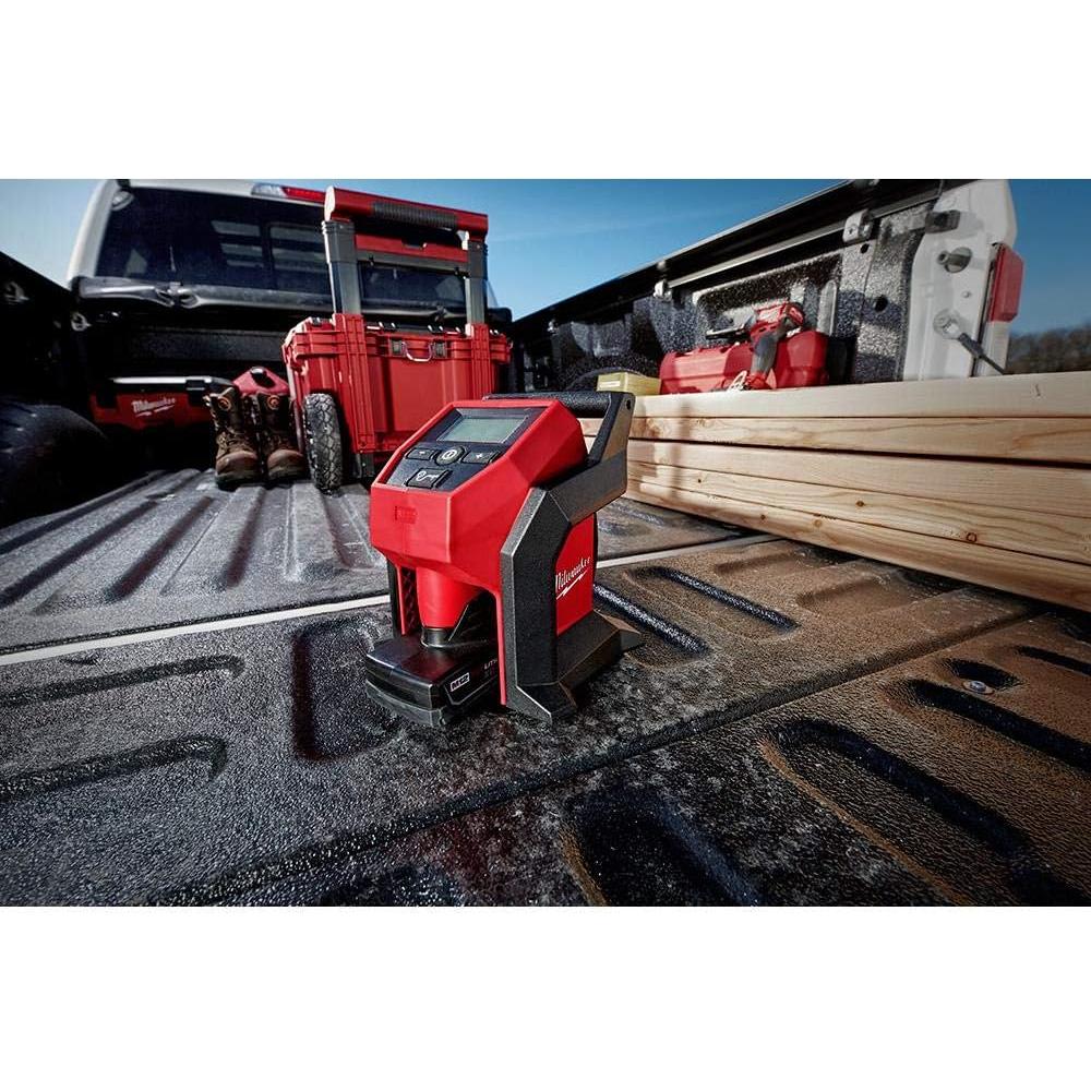 Inflador Compacto Inalámbrico Milwaukee M12 12V 120 PSI