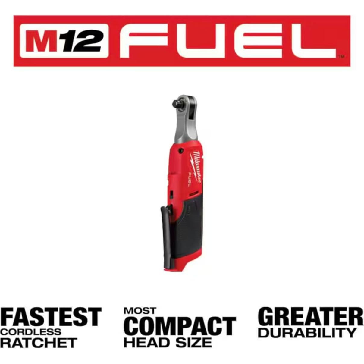 Llave de Carraca Milwaukee M12 FUEL 12V + Sierra de Corte 3"