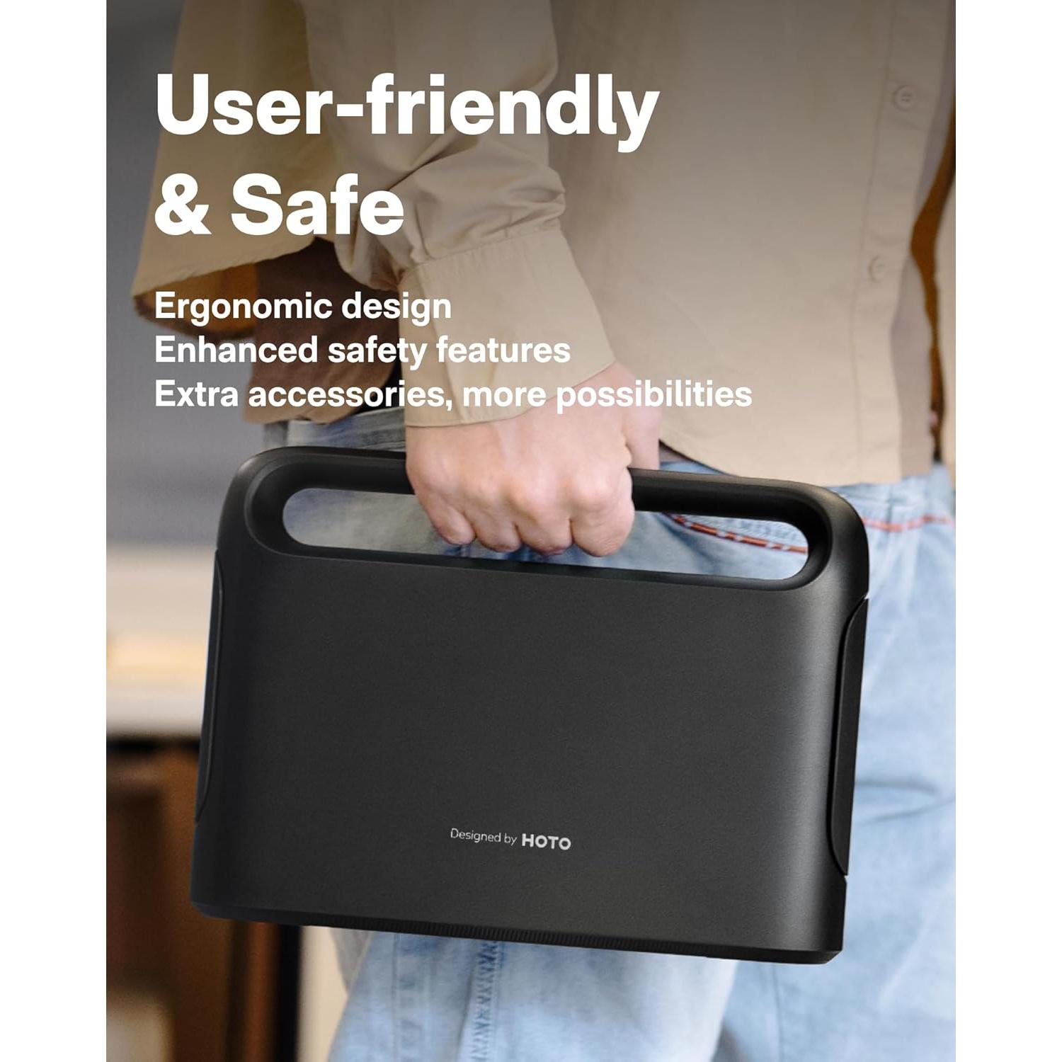 Kit de Herramientas HOTO 40 Piezas con Destornillador Eléctrico