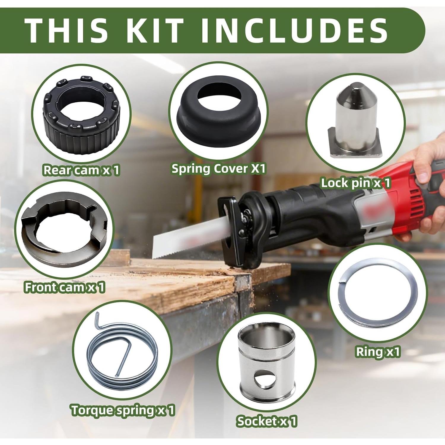 Kit Abrazadera Bloqueo Rápido 14-46-1011 para Sierra Recíproca