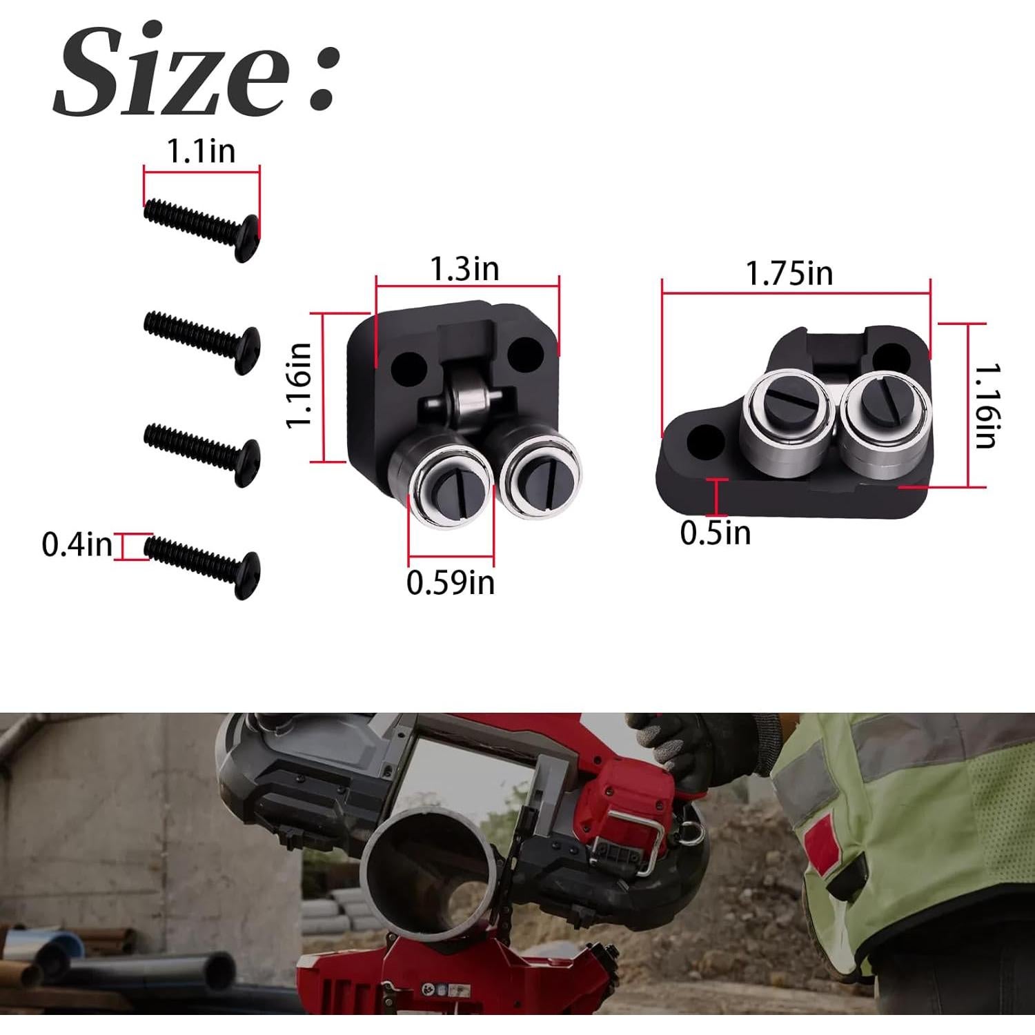 Kit de Rodillos Guía Delantero y Trasero Milwaukee 6232-20