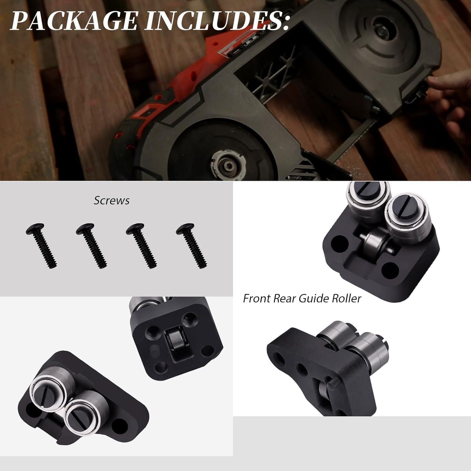 Kit de Rodillos Guía Delantero y Trasero Milwaukee 6232-20