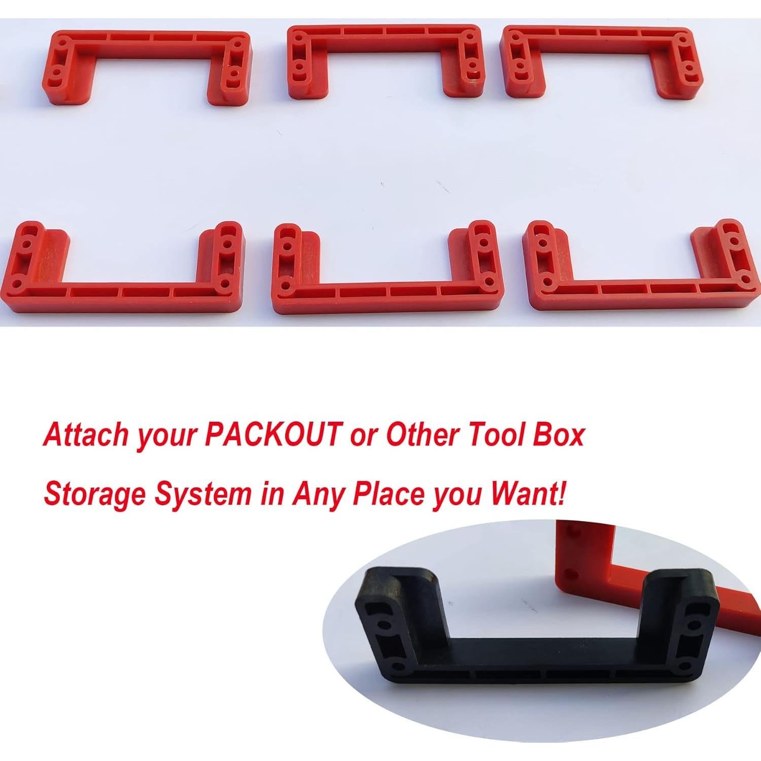 Soporte de Pared JILINWEI para Milwaukee Packout - 8 Piezas