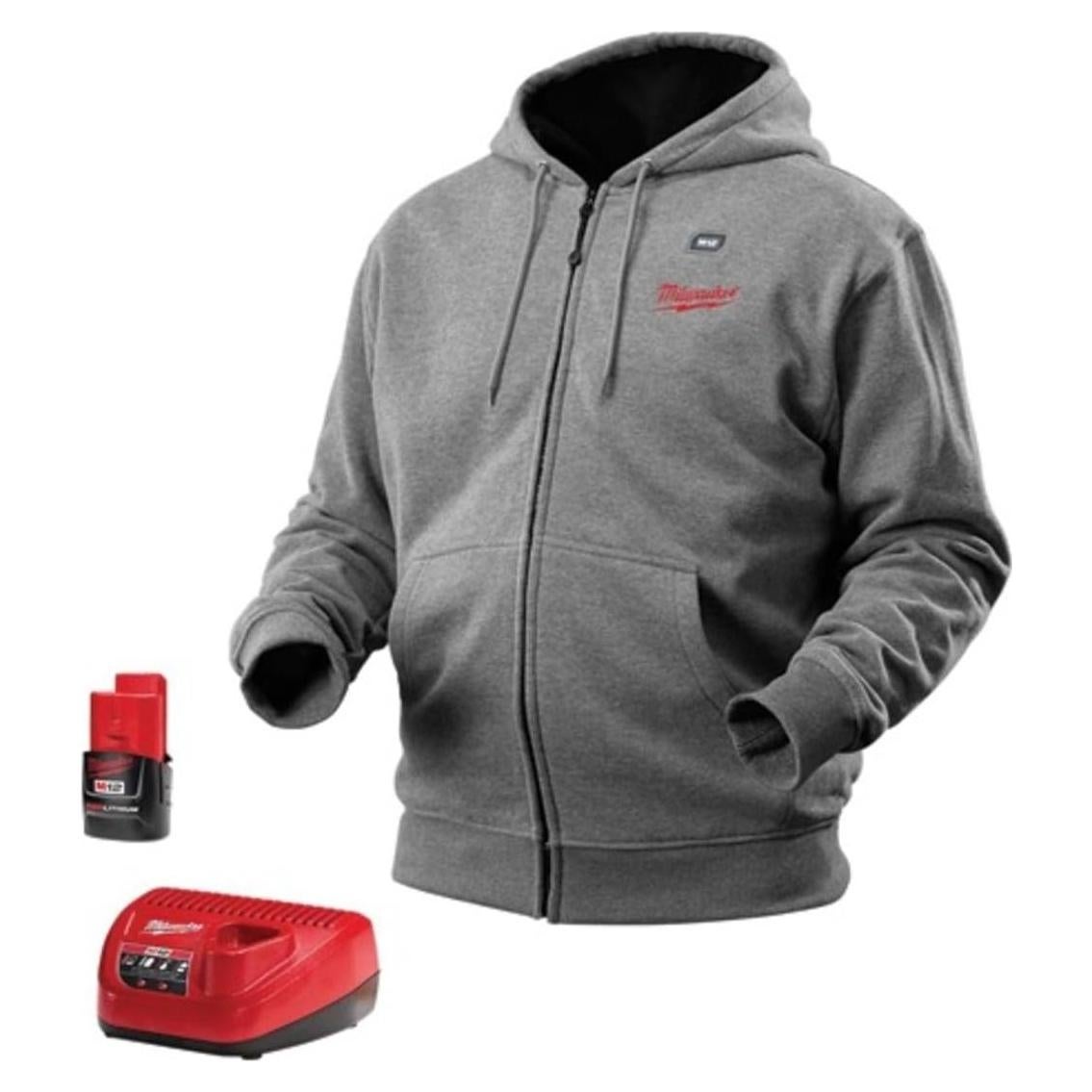 Sudadera calefaccionada Milwaukee M12 para hombres XL negra