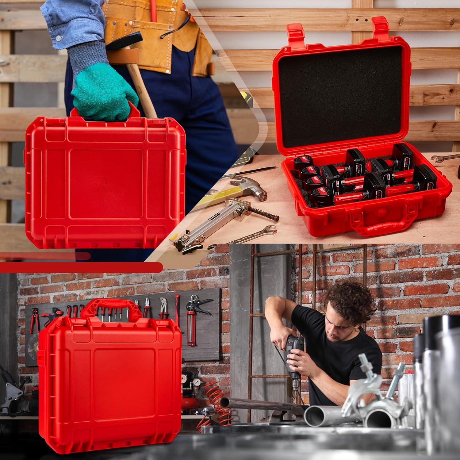 Funda para 10 Baterías Milwaukee M12 | Caja Dura Protectora