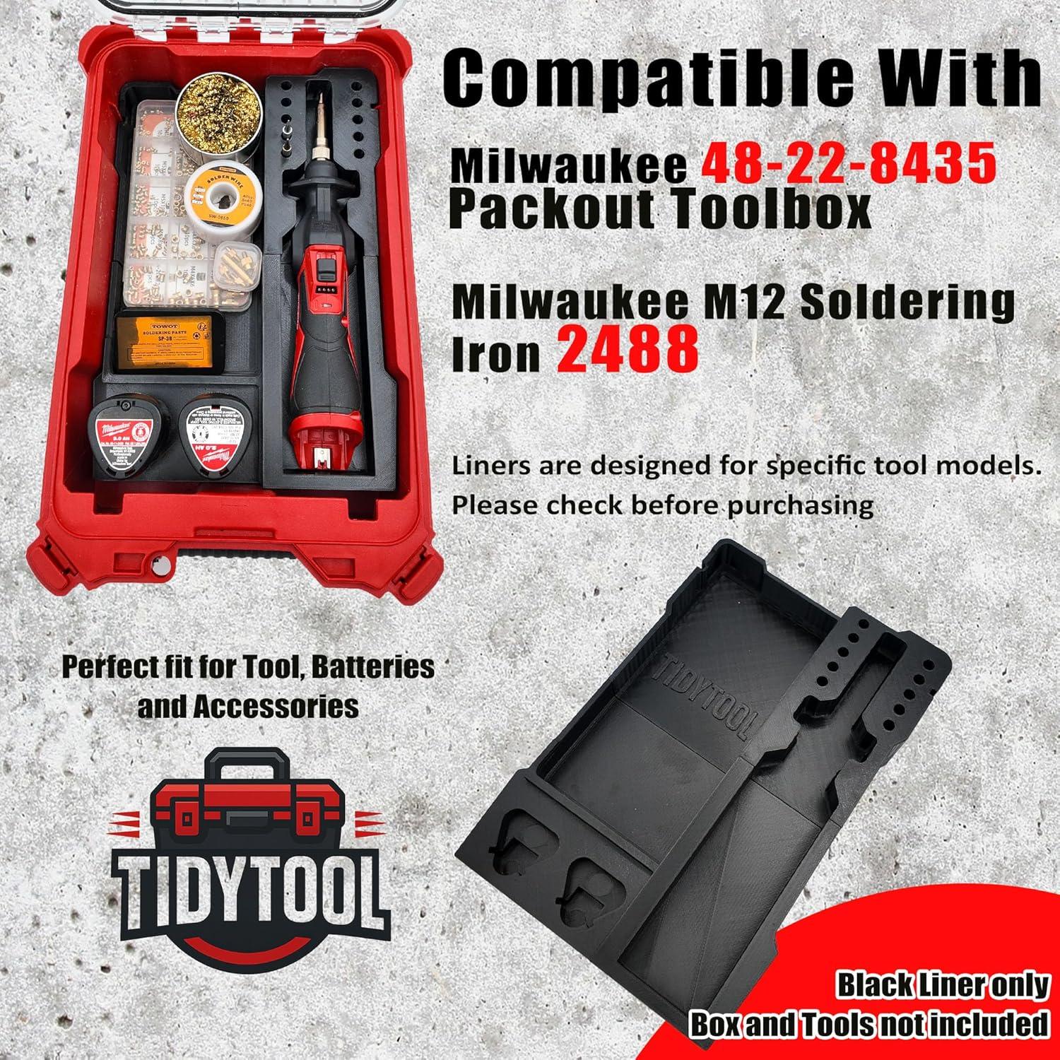 Inserto para Soldador Milwaukee M12 TidyTool - Forro Compacto