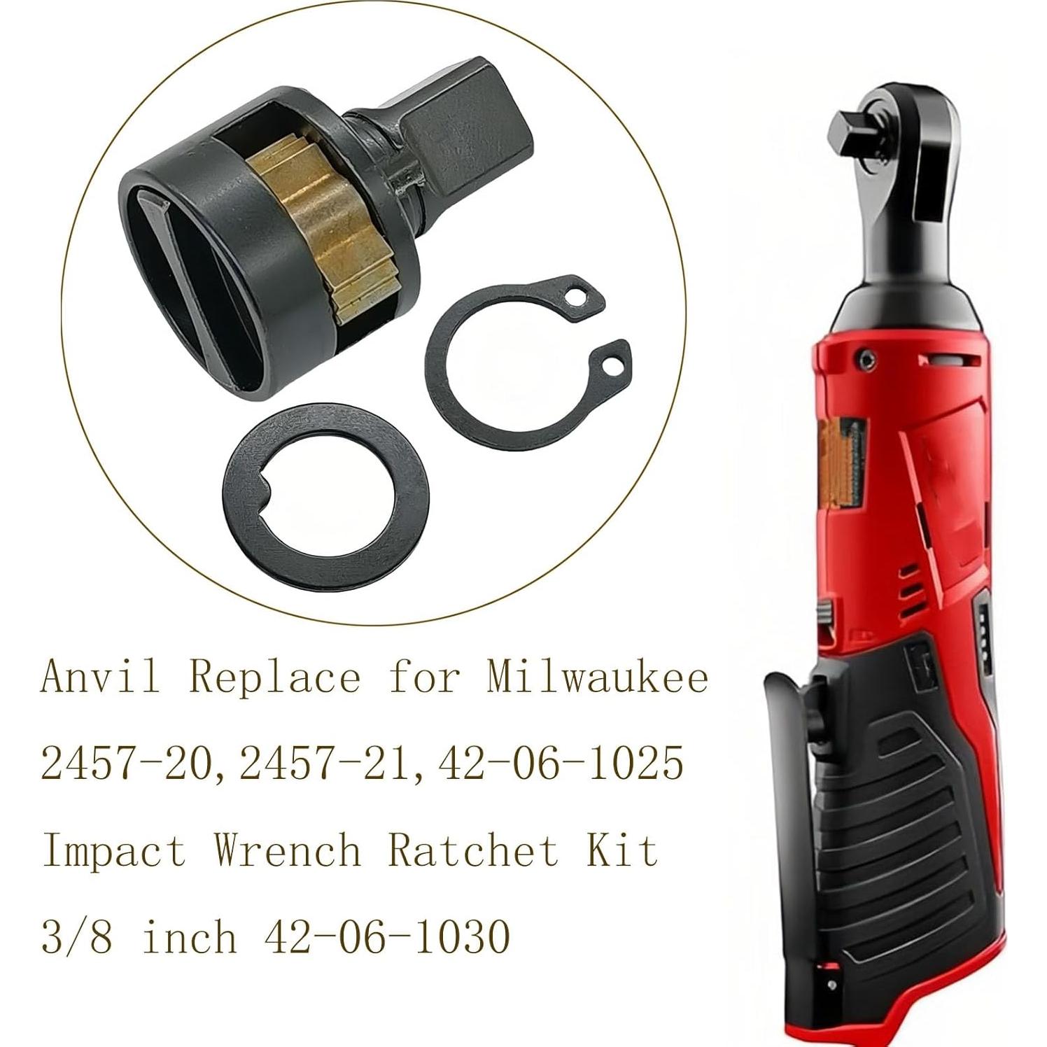 Yunque Reemplazo KIMGU 42-06-1030 para Milwaukee 3/8"