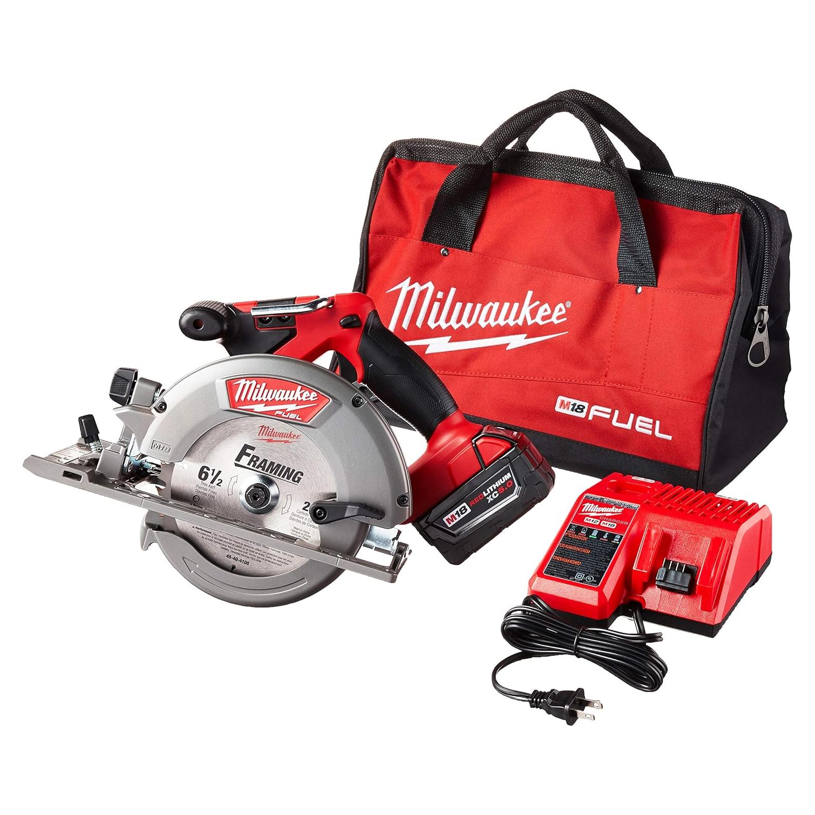 Sierra Circular Milwaukee M18 Fuel 6.5" con Batería