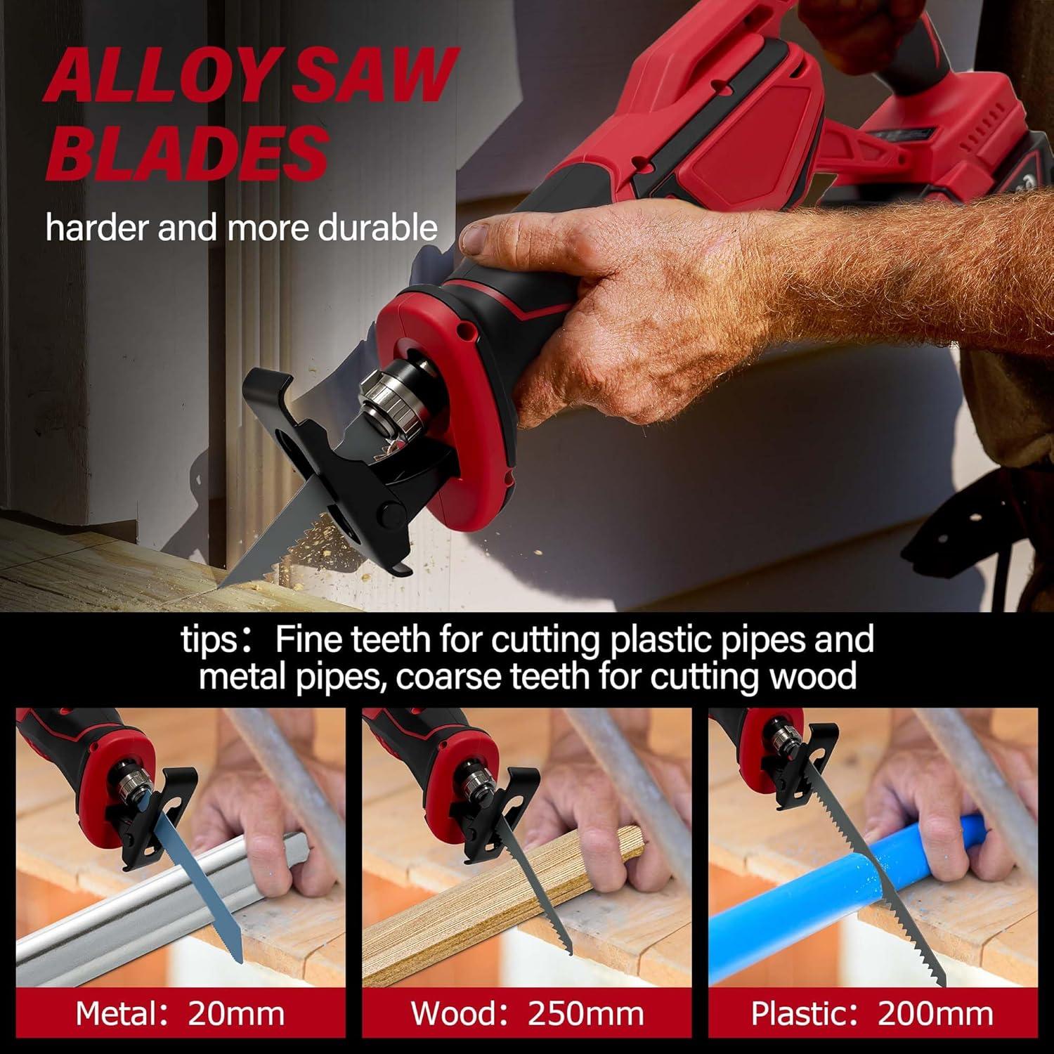 Sierra Recíproca Inalámbrica RAYLEEY 3500 RPM 25 cm