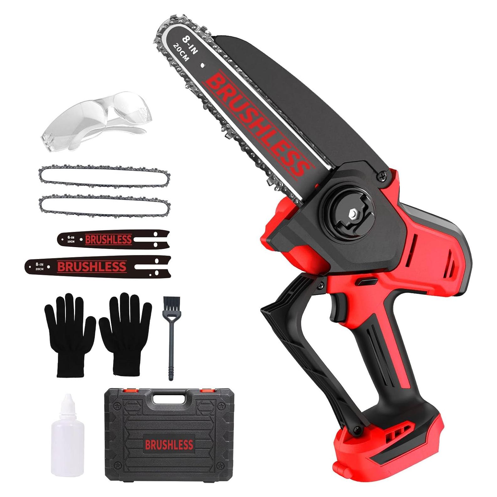 Mini Motosierra Inalámbrica HCDHCD 1000W 6/8" Compatible M18