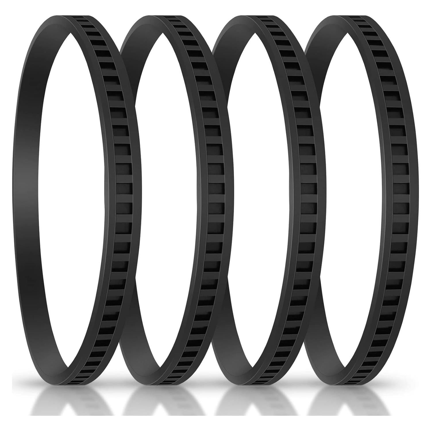4 Pack 45-69-0010 Blade Pulley Tires Replacement for Deep Cut Band Saw Parts 6230 6232-6 6225 AO2807 6238N 6238-20 2729-20 Portaband Band Saw Rubber Belt