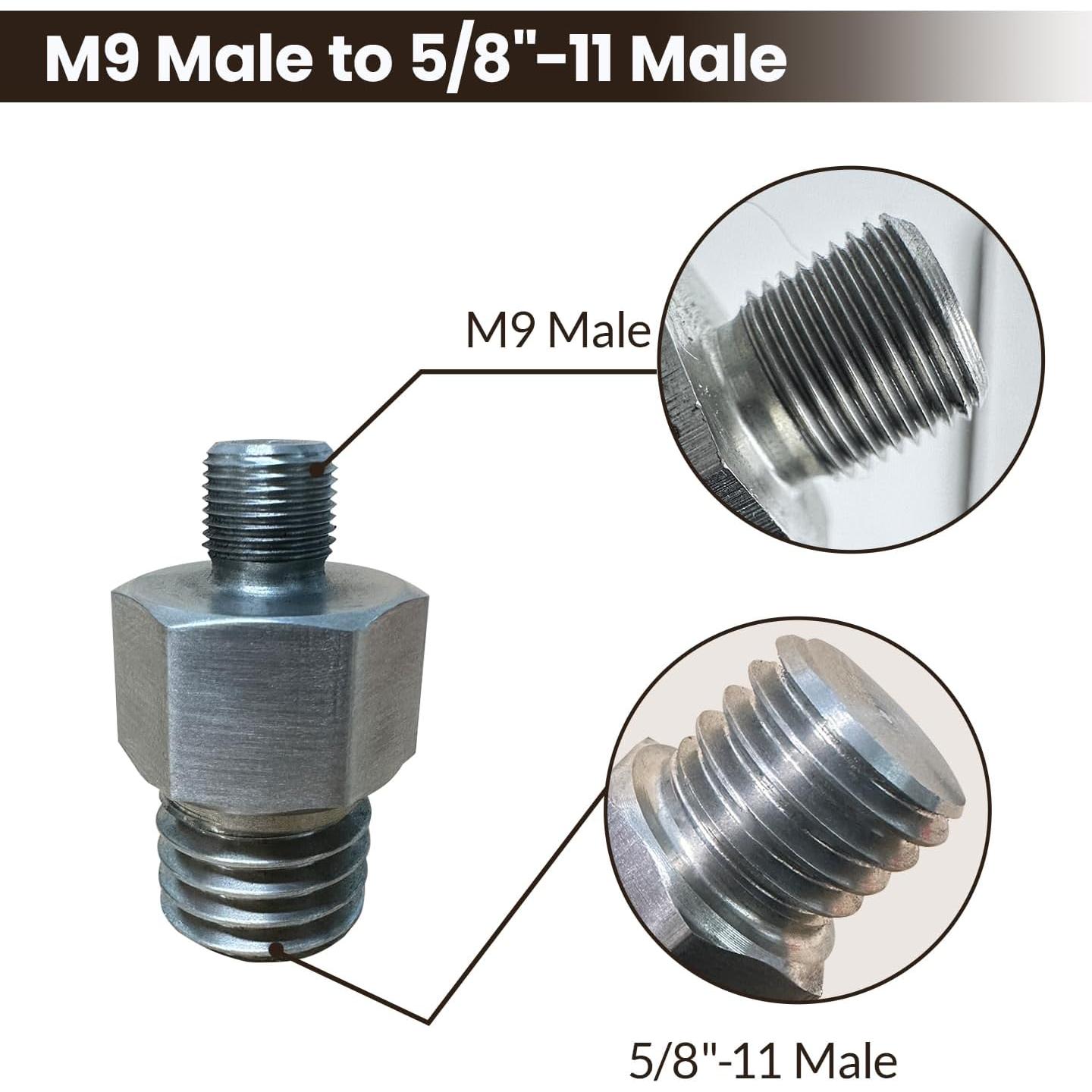 Pad de Respaldo Lijado/Pulido 3" Noyfemr con Adaptador M9 a 5/8"