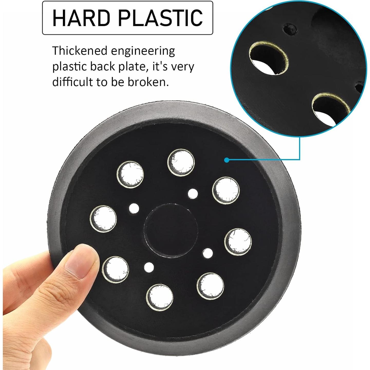 Pad de Lijado 5" Donanim para Lijadoras Orbitales - Paquete de 4