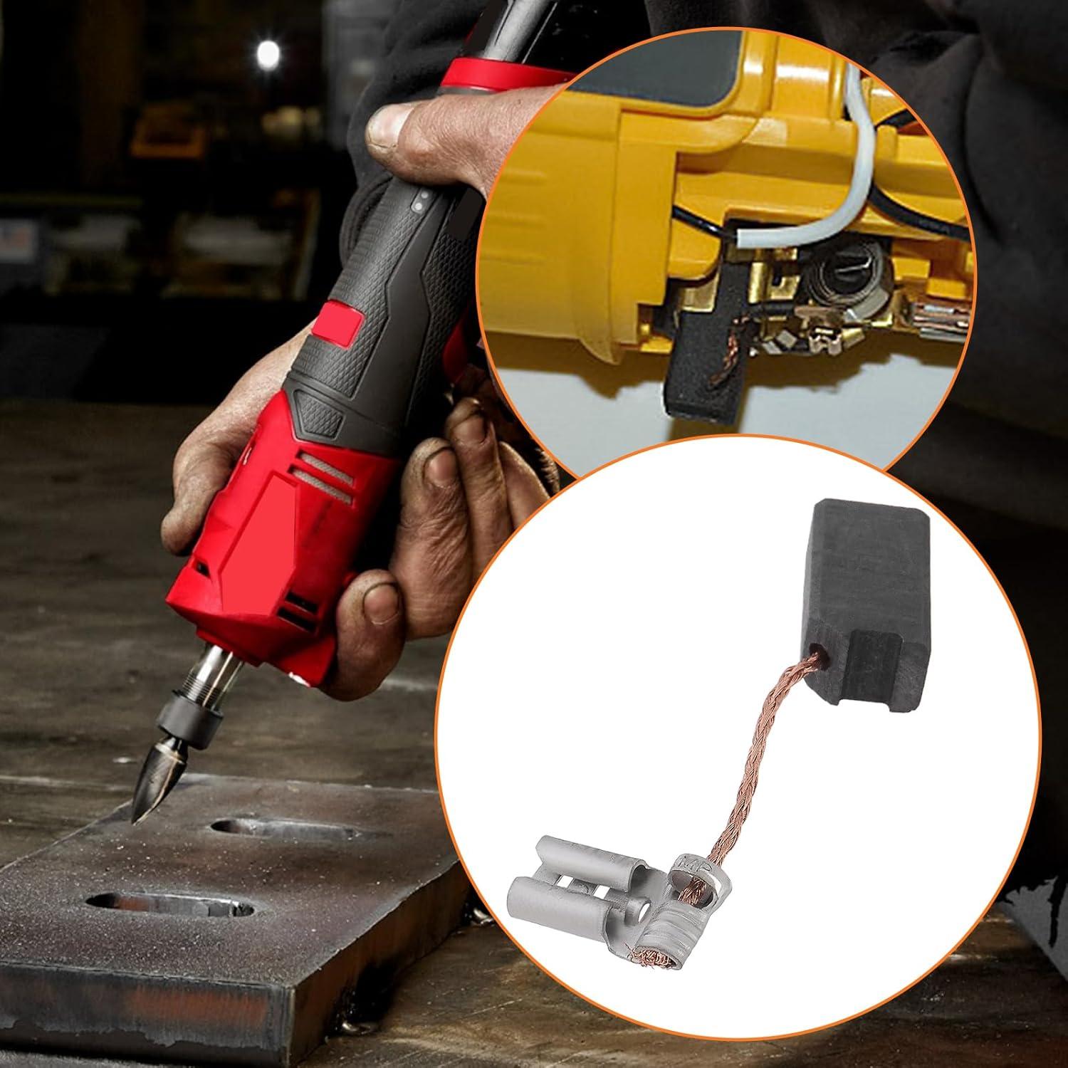 4 Cepillos de Carbón Reemplazo OTOTEC para Milwaukee 22180710