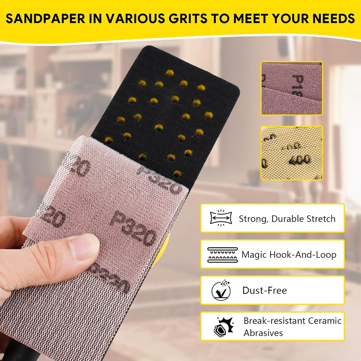 Lijadora Orbital Neumática BBTEQEKN 70mm 10000 RPM Libre de Polvo