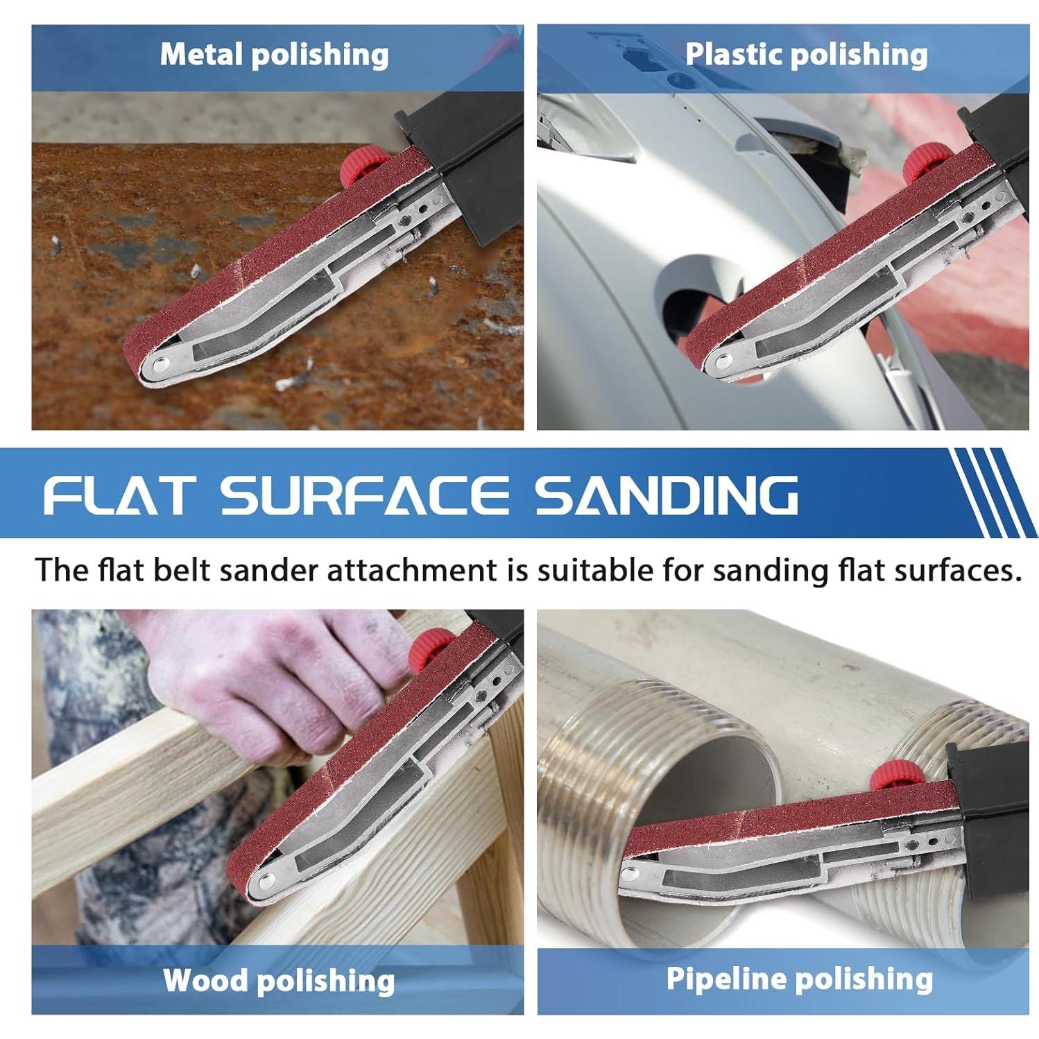 Adaptador Lijadora de Banda MSFULLSEA con 10 Cintas 45.2x1.5cm