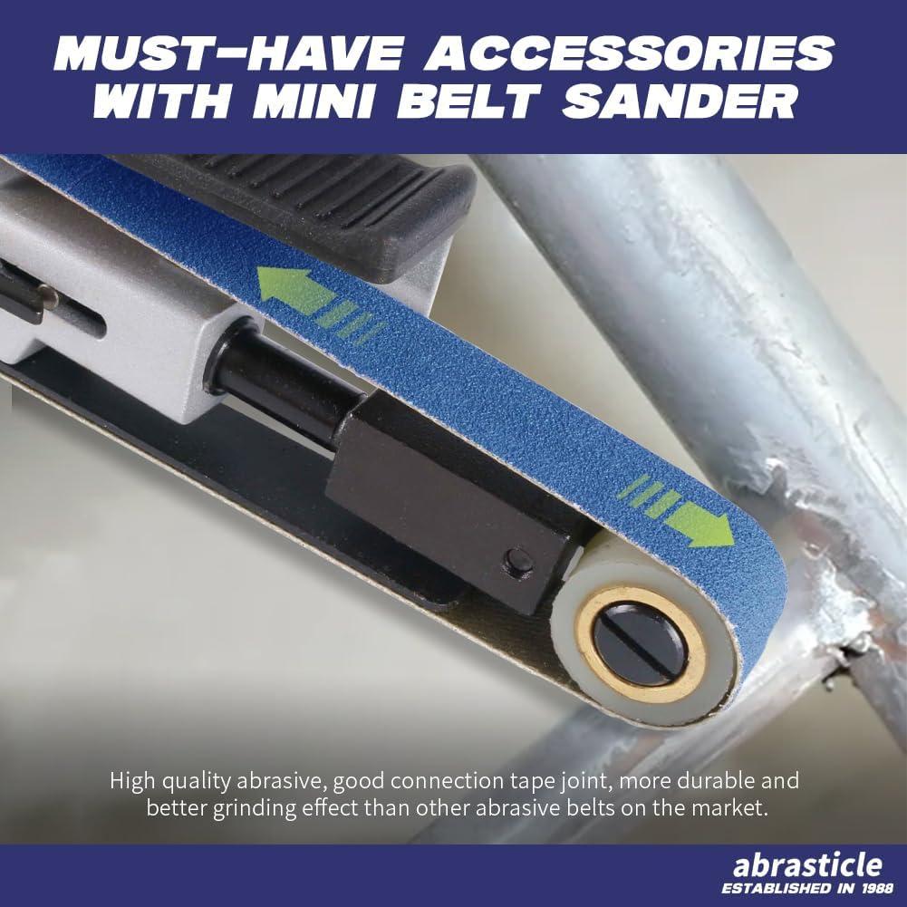 Cintas de Lijado de Zirconia Abrasticle 10 x 330 mm 36 PCS