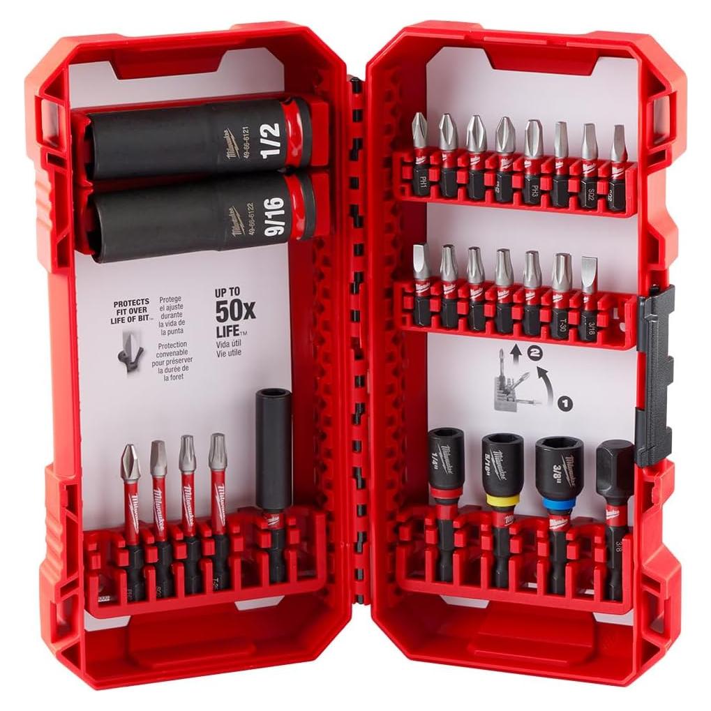 Juego de Puntas de Atornillar Milwaukee 26 Piezas 48-32-4408